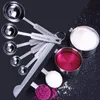 Measuring Tools UPORS 810Pcs Stainless Steel Measuring Cups and Spoons Set Deluxe Premium Stackable Tablespoons Home Tools Kitchen Accessories 221008