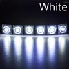 LED لمبة LED Auto المرنة السيليكون النهار تشغيل الضوء 6 مع عدسة DC 12V رأس أبيض مصباح الأمامي ضباب وقوف السيارات.