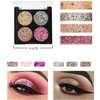 4-kleuren glitter oogschaduwpalet ultra gepigmenteerd make-up oogschaduw poeder met 3D-afwerking langdurige waterdicht