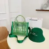 The Tote Bag Womens Handbag PVC Jelly Bag Large Capacity Handbags Messenger Fashion Bag237e