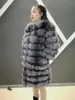 Kadın Kürk Müte Durumu Kadınlardan Gerçek Ceket Artı Boyut Kış Kalın Sıcak Doğal Katlar 2022