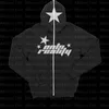 Felpe con cappuccio da uomo Felpe con cappuccio Y2K Cartoon Stars Felpa con zip stampata Uomo gotico Sport Teen Coat Pullover Gothic Manica lunga Giacca oversize Felpe con cappuccio da uomo 221008