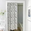 Kurtyna nordyckie zasłony drzwi noren sztuka lniane bawełniane drzwi do studiowania salonu do sypialni wystrój gobelin
