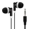 Écouteurs Casque 3.5mm Plug Écouteurs Jetables pour Cadeau Scolaire Musée Concert MP3 MP4 Téléphone Mobile