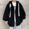 メンズフーディーズスウェットシャツoein men comfy pure zip up up phoodies autumn fleeceフリーススウェットシャツメンヒップホップパーカー