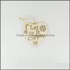 Christmas Decorations New Creative Christmas Tree Home Party Pendant Wood Laser Cutting A Variety Of Styles At Will Drop Delivery 202 Dhweq