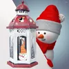 Candle Holders 1 Pc Christmas Holder Retro Festival Gift Lantern Xmas Ornaments Desktop Decor