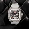 Luxury Mens Mechanical Watch Richa Milles Business Leisure Rm011 Fully Automatic Crystal Case Tape Trend Men's Swiss Movement Wristwatch SXF2 NM6D J2JT