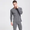 Sous-vêtement thermique pour hommes Long Johns Automne Hiver Tops Pantalon 2 pièces Ensemble Garder au chaud Épais Plus La Taille L 2XL Termica Homem 221007