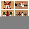 Tapijt Merry Christmas Thema Doormat keukenmatmat Xmas slaapkamer ingang woonkamer badkamer niet -slip tapijt 221007