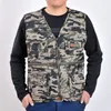 Men's Vests Vest men Outerwear military Camouflage waistcoat Multi-pocket short style Durable colete Asian size 221008