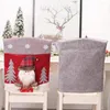 Chair Covers Reusable Christmas Back Cover Decoracion Navidad Hat Decorations For Home Dinner Table Year