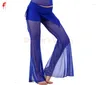 Stage Wear 11 Colors Wholesale Belly Dance Trousers Sexy Mesh Girls Pants Dancer's Practice
