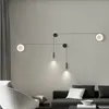 ノルディックLEDウォールランプ階段通路クリエイティブサークルsconceモダンホームルームの装飾照明ベッドサイドウォールランプ