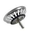 Drains 79.3mm 304 Stainless Steel Kitchen Drains Sink Strainer Stopper Waste Plug Filter Bathroom Basin