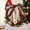 Decorazioni natalizie 2023 Ghirlanda fatta a mano Ranunculus Natale Casa Matrimonio Capodanno Decorazione Piante finte Fiori artificiali G230518