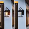 Lampa ścienna zewnętrzne oprawy oświetleniowe Wodoodporne światła latarni do domu wejściowe stoczni przednie weranda