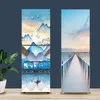 Stickers Muraux 28 Styles Pour Choix Plage Paysage Réfrigérateur Autocollant Peel Stick Étanche Double Porte Congélateur Placard Décor Art Mural 221008