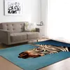 Carpets Art Painting Print Carpet For Living Room Home Bedroom Area Rug Anti-slip Blanket Tapete Delicate Table Pad Floormat Decor