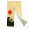 Curtain Noren Great Wave Fuji Mountain Japanese Cotton Linen Doorway