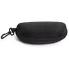 Storage Bags Portable Sunglasses Protector Travel Pack Pouch Glasses Case Black Zipper Box Clam Shell Hard Eyewear Accessories