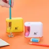 Automatic Electric Pencil Sharpener Safe Fast Prevent Accidental Opening Stationery School Supplies Students Artists Classrooms Office Personality