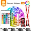 Şeritler DC 12V LED Şerit Işığı 5m-30m RGB 2835 Bluetooth Müzik Işıkları Bandı Esnek Wifi Kontrol Şeridi Yatak Odası