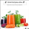 Utensili per frutta e verdura Utensili per verdure a sublimazione Frullatore portatile Miscelatore USB Spremiagrumi elettrico Frullatori per frullati Hine Mini processi alimentari Dhgvz