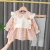 Bébé enfants vêtements robes de fille hiver mode doux mignon en peluche chaud a-ligne jupe noire avec pour enfants vêtements mélanges de lin