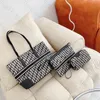 Розовый Sugao Women Women Shouds Tote Mags Sadcags роскошные высококачественные модные модные роскошные роскошные сумки для девушек для магазинов 3pcs/set 0930-67