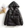 Piumino invernale da donna Piumino invernale da donna Cappotto imbottito oversize con cappuccio Manica a pipistrello femminile Taglie forti Cappotto caldo spesso allentato casual 221007