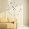 Wall Clocks Lineman Silhouette DIY Art Mirror Stickers Liorker 3D Clock Electrician Frameless Large Home Decor