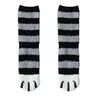 6 paires chats f￩minins PAW Stripe 3D chaussettes mignonnes dr￴les de filles ￩paisses caricatures animaux doigts hosiery chat foot sox chaussette