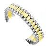 Bracelets de montre pour DATEJUST DAY-DATE OYSTERPERTUAL DATE, accessoires de Bracelet en acier inoxydable 13 17 20 21mm