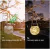 Solar Camping Lantern 2 Pack Hanging Outdoor Lanterns Waterproof 30 LED Solar Lights Garden Decorative Landscape Halloween Christmas