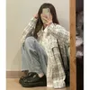 Jackets femininas jaqueta de tweed branca feminina moda coreana moda elegante single high -end etono outono inverno quente escritório lady outwear 221007