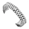 Watch Bands Band pour DateJust Daydate Oysterpertual Date Indexless Steel Strap Accessoires 13 17 20 21 mm Bracelet3102039