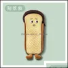 Pencil Cases Emotional Bread Pen Bag Cute Cartoon Toast Japanese Funny Creative Student Stationery Gift Unisex Drop Delivery 2021 Off Dhyoc