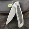 Green thorn f95nl bearing folding knife VG10 blade carbon fiber TC4 titanium alloy handle outdoor camping portable EDC tool