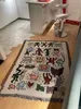 담요 미국 공동 트렌드 Keith Haring 낙서 마스터 일러스트 레이터 싱글 소파 담요 장식 태피스트리 캐주얼 커버 담요