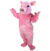 Performance Pig Mascot Costume Carnival Hallowen prezenty Unisex Outdoor Reklama strój Suit Święta Święta Kreskówka Stroje postaci
