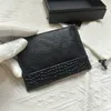 Men039S Top Card Holder Luxury Designer Purse Coin Change Bag Fashion Women039S Handbag Litchi Grain Leather Slim Mini Brief4197858