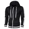 Men's Hoodies Men Sports Casual Wear Zipper 2022 Tide Jacquard Fleece Jacket Fall Sweatshirts Spring Autumn Coat Drop MWW174