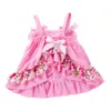 Roupas Conjuntos de roupas Baby Swing Top Rose Girls Set Summer Style Roupfits Ruffits Christams Gifts Born Girl Clothes 221007