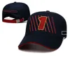 F1 team 2022 blue special edition racing flat brimmed hat men's driver baseball cap