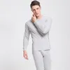 Sous-vêtement thermique pour hommes Long Johns Automne Hiver Tops Pantalon 2 pièces Ensemble Garder au chaud Épais Plus La Taille L 2XL Termica Homem 221007