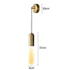 Moderne LED aluminium buis Acryl Wandlampen Minimalistisch bedlichtlichtrestaurant Keuken Hanglamp Living Room SCONCE