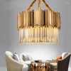 Pendant Lamps Northern European And American Style Minimalist Modern Art Chandelier Neoclassical Living Room Restaurant Long Strip