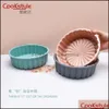 Baking Moulds New Round Sunflower Silica Gel Cake Mold Home Baking 7 Inch Dessert Oven Utensil Drop Delivery 2021 Garden Kitchen Din Dhtne