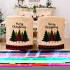 Fodere per sedie Christmas Line Cover Babbo Natale senza volto Gnomo Ornamenti Merry Decor For Home Happy Year 2023 Co E0g0